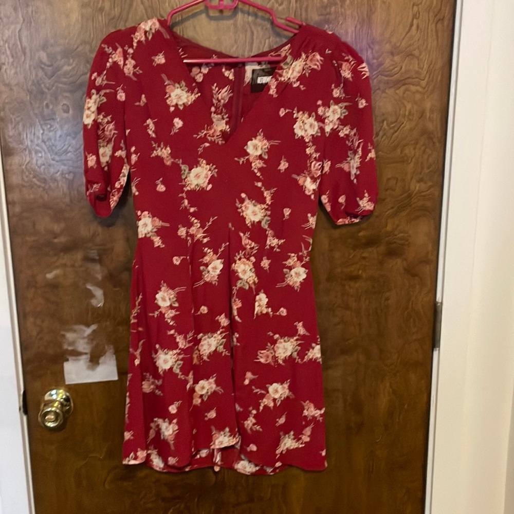 Reformation flower print dress